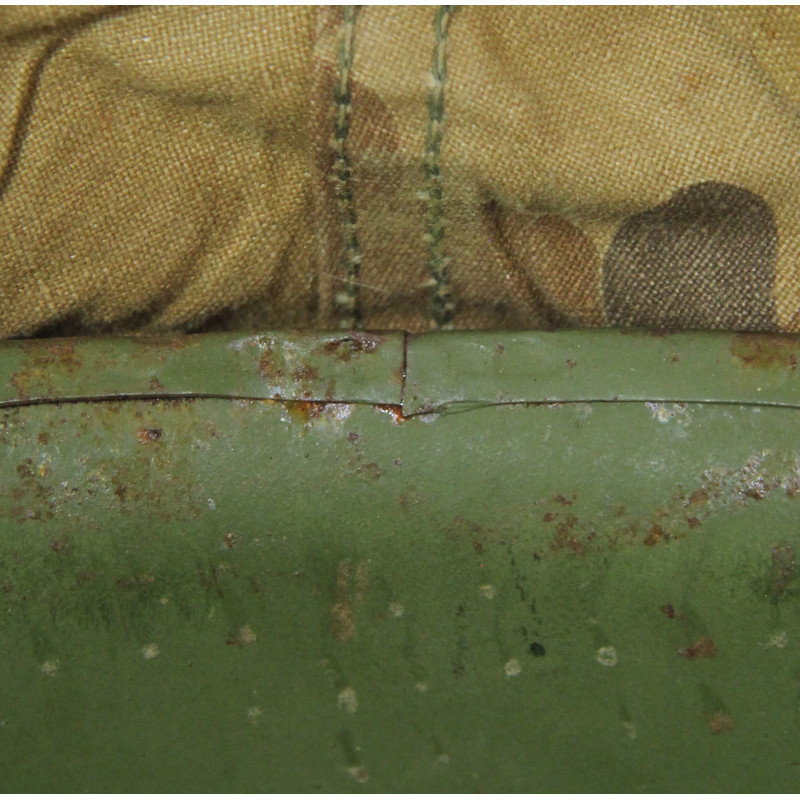 Helmet, M1, Parachutist's, Complete, with Camouflage Cover, 1964, Vietnam, Named