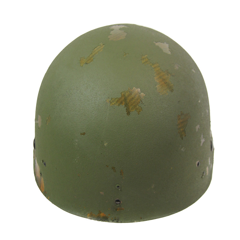 Helmet, M1, Parachutist's, Complete, with Camouflage Cover, 1964, Vietnam, Named