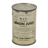 Can, Tin, Powdered Lemon Juice, Synthetic, Ration, Full