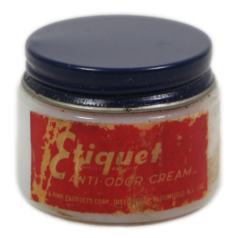 Jar, Etiquet, Anti-Odor Cream, Full