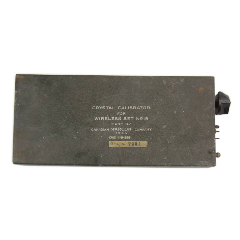 Calibrateur, Wireless Set No. 19, Canadian Marconi Company, 1943