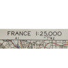 Map, British, Saint-Hilaire-du-Harcouët, Normandy, 1944, 90th Infantry Division