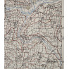 Map, British, Saint-Hilaire-du-Harcouët, Normandy, 1944, 90th Infantry Division