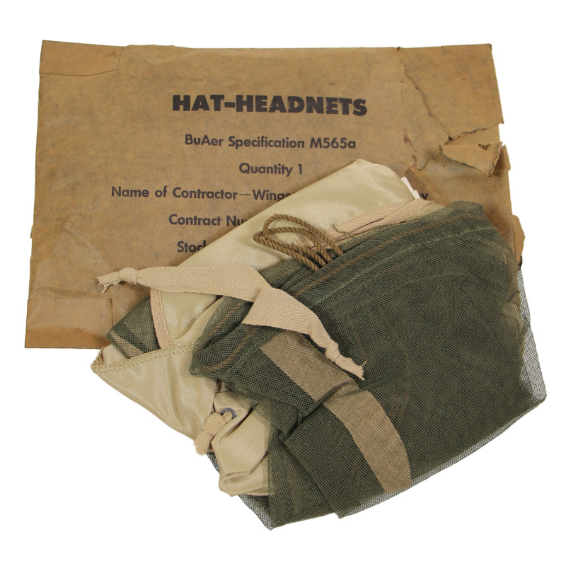 Hat-Headnet, Mosquito, M-565a, US Navy