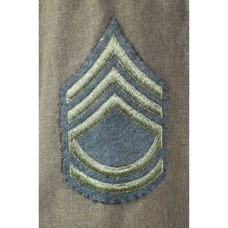 Coat, Serge, Wool, OD, Technical Sergeant, 42R, 1942