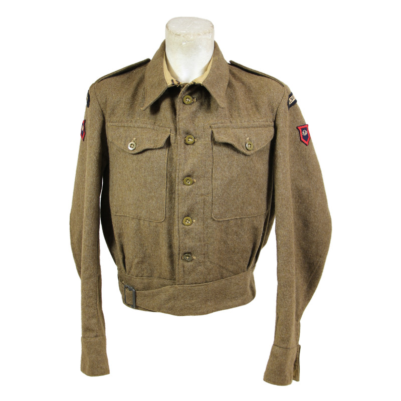 Blouse, Battledress, 1940 Pattern, Size No. 16, 1945, Welsh Guards, Guards Armoured Division