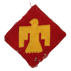 Insigne, 45th Infantry Division, Sicile, Italie, Provence