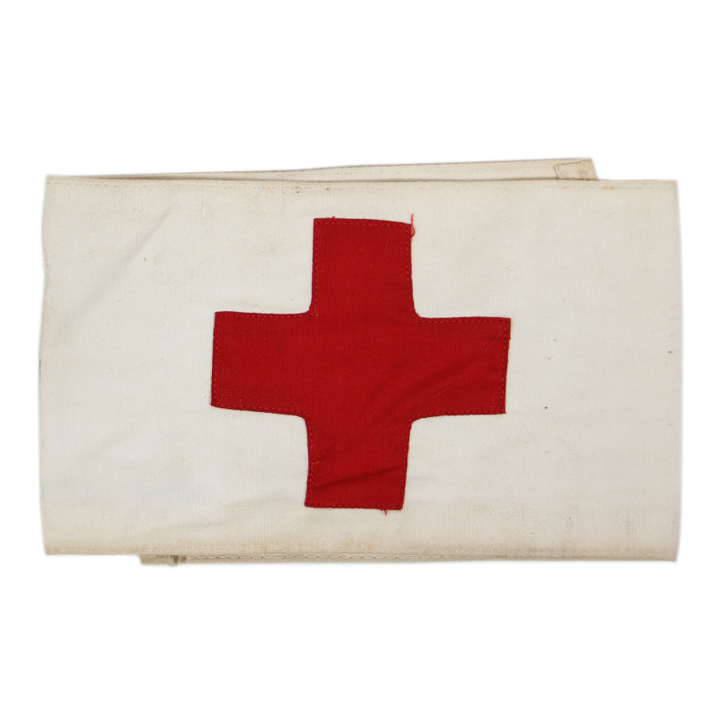 Armband, Medical, US Army, Markings, Geneva Convention and French War Ministry