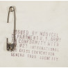 Armband, Medical, US Army, Markings, Geneva Convention and French War Ministry