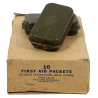 Packet, First-Aid, Carlisle, Metal, OD, 1943