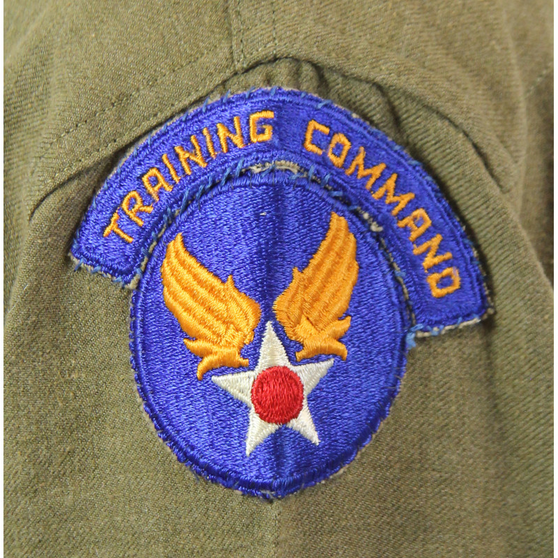 Chemise moutarde, Photographer Specialist, Training Command, USAAF, 15 x 33