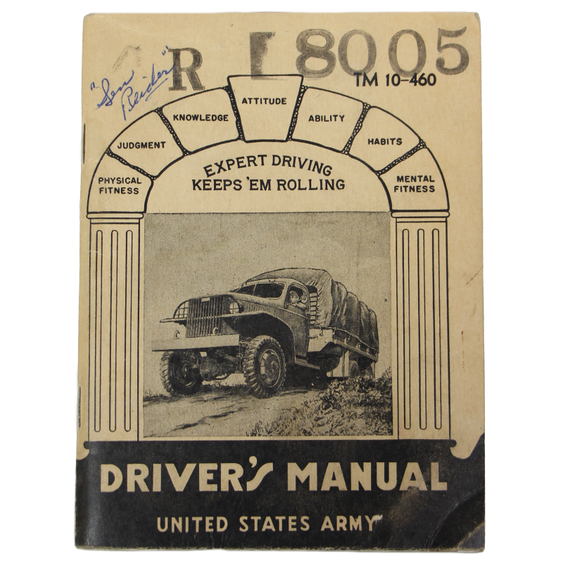 Manual, Technical, TM 10-460, Driver's Manual, 1942