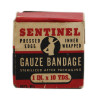 Bande de gaze stérile, Gauze Bandage, SENTINEL, dans sa boîte, intacte