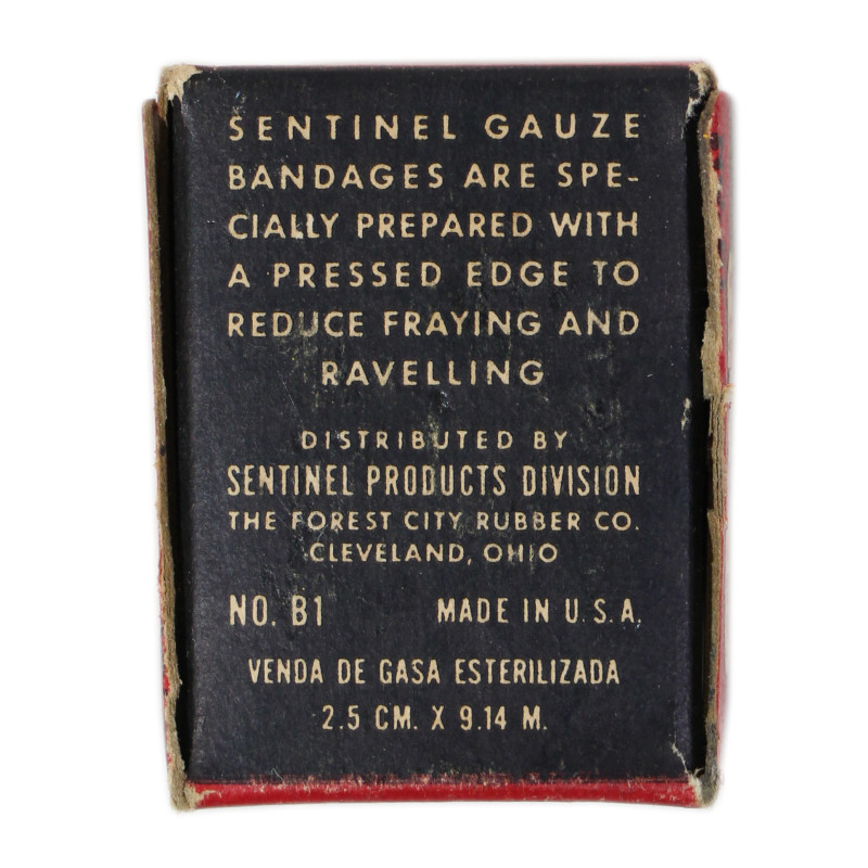 Gauze Bandage, Sterilized, SENTINEL, in Box, Untouched