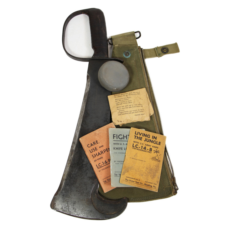 Machette de survie, WOODMAN'S PAL, LC-14-B, avec tous ses accessoires