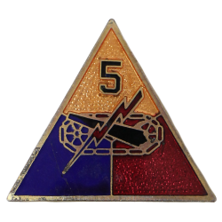 Crest, 5th Armored Division, à épingle, Normandie, Ardennes