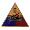 Crest, 5th Armored Division, à épingle, Normandie, Ardennes