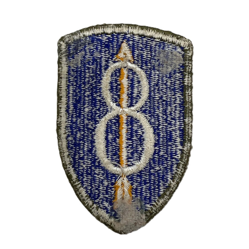 Insigne, 8th Infantry Division, bord vert