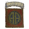 Patch, 82nd Airborne Division, Green Back, 1943
