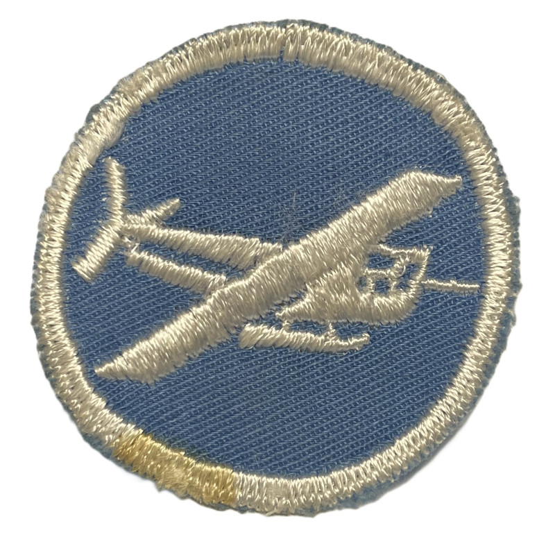 Insigne de calot, Gliderborne Troops, officier, twill