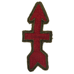 Insigne, 32nd Infantry Division, bord et dos verts, 1943
