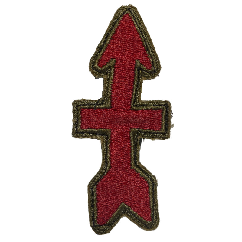 Insigne, 32nd Infantry Division, bord et dos verts, 1943