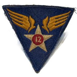 Patch, 12th Air Force, USAAF, MTO