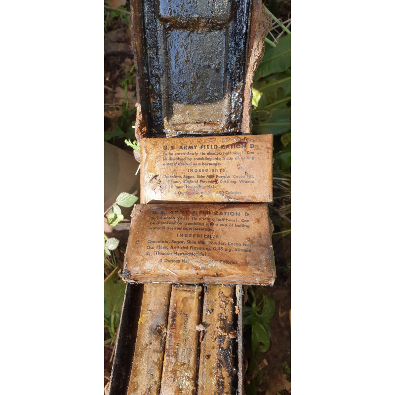 US ARMY FIELD RATION D, HERSHEY CHOCOLATE CORPORATION, Normandie