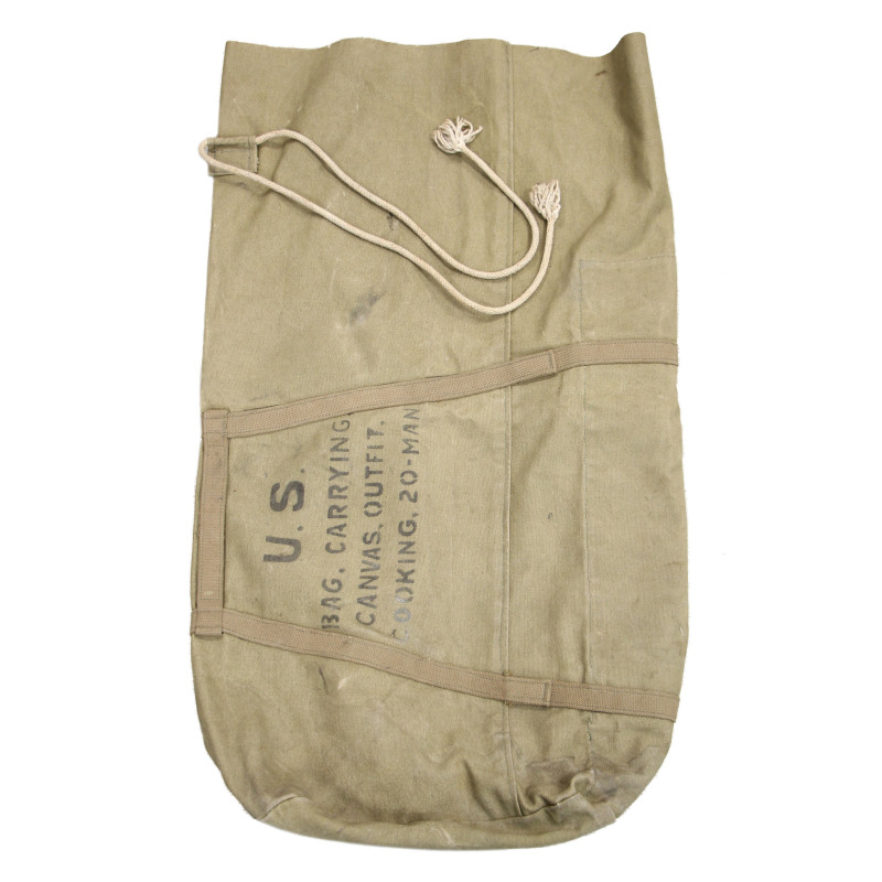 Bag, Canvas, Carrying, Outfit, Cooking, 20-Man, 1944