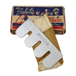 Polish and button board, WE SALUTE, Cadie Chemical Products, Inc.