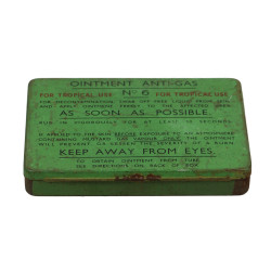 Tin, Anti-Gas Ointment, No. 6, For Tropical Use