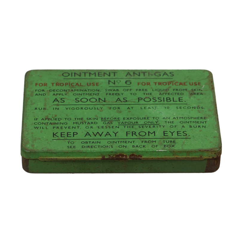 Pommade de décontamination, Anti-Gas Ointment, No. 6