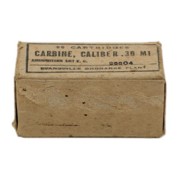 Boîte de cartouches, calibre .30 M1, EVANSVILLE ORDNANCE PLANT