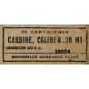 Boîte de cartouches, calibre .30 M1, EVANSVILLE ORDNANCE PLANT