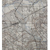 Map, British, Normandy, DOZULÉ, Merville-Franceville, Bavent, 6th Airborne Division, 1943