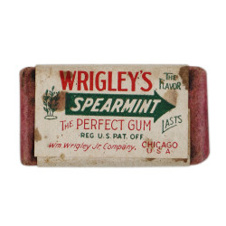 Tablette de chewing-gum, WRIGLEY'S, Spearmint, intacte