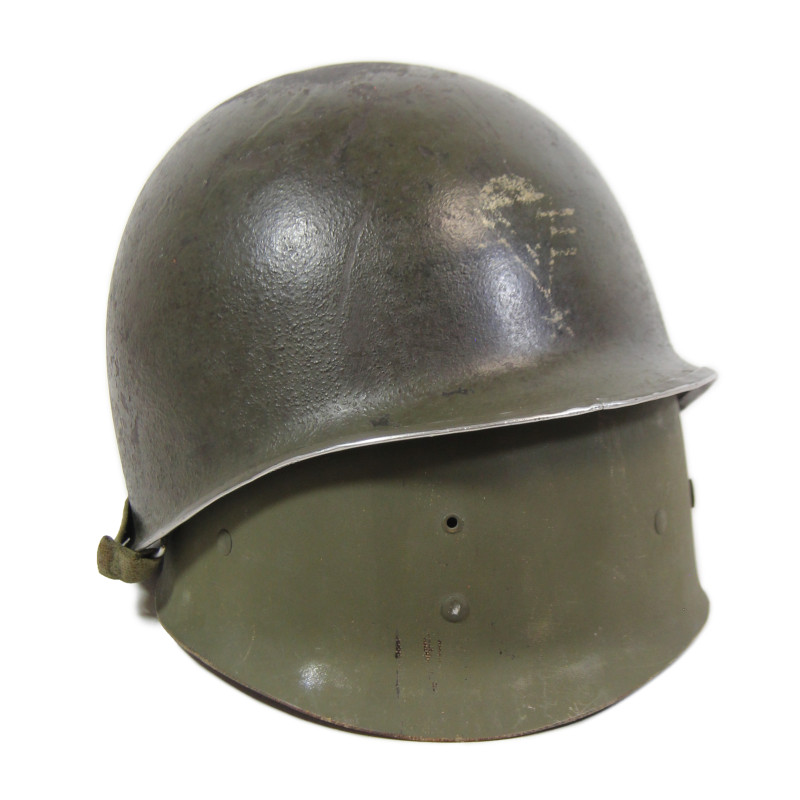 Casque M1, pattes fixes, 1er Régiment de chasseurs parachutistes