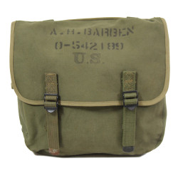 Musette M-1936, OD 7, KADIN 1944, Maj. Arnold Barben, Corps of Engineers