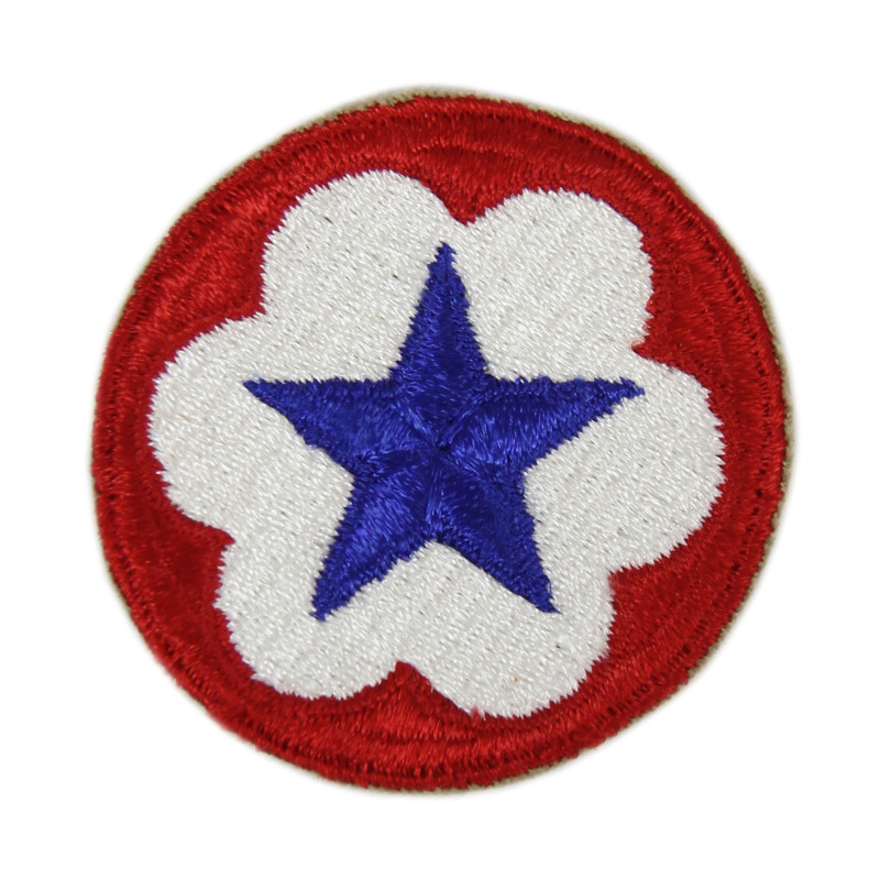 Lettre & insignes, Pfc. Edward Haas, 107th General Hospital
