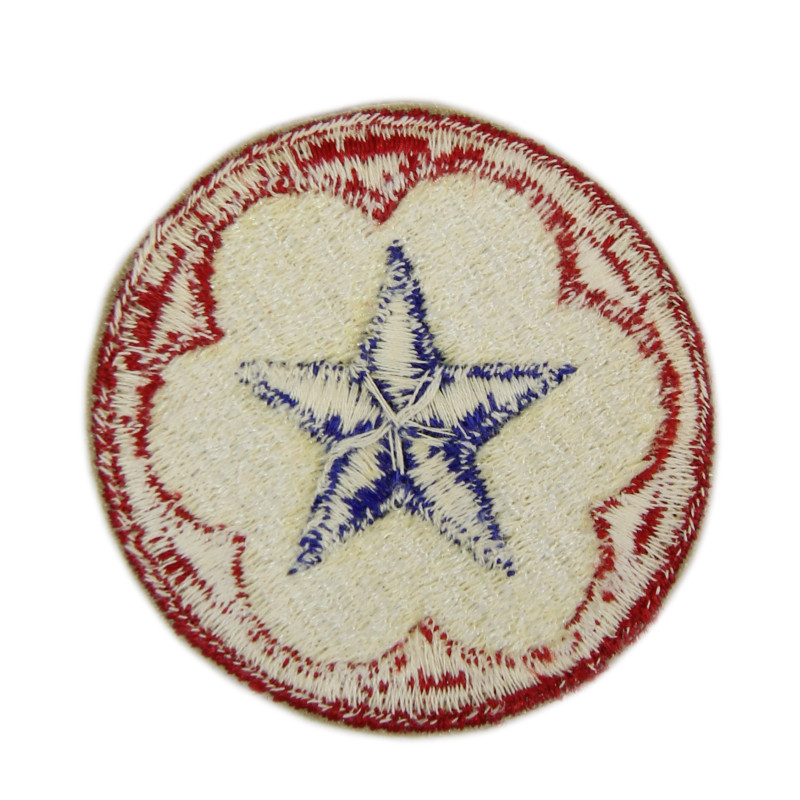 Letter & Insignia, Pfc. Edward Haas, 107th General Hospital