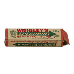 Paquet de chewing-gum, WRIGLEY'S, Spearmint, vide