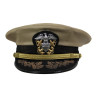 Casquette officier supérieur, US Navy, beige, Cdr. David O'Connor, USNR