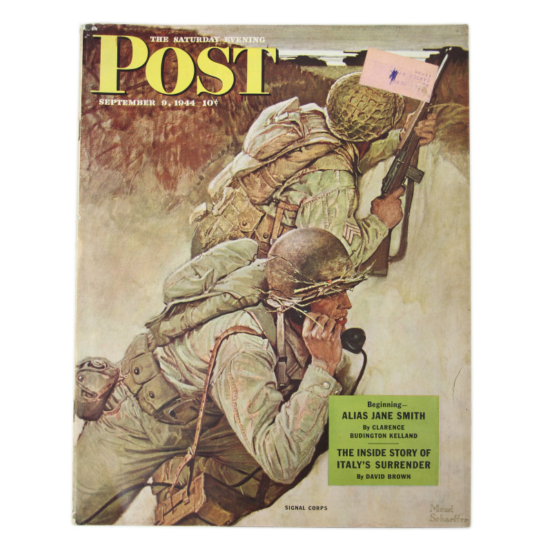 Magazine, The Saturday Evening Post, septembre 1944, 101e AB Carentan