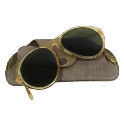 Lunettes de soleil, US Army, F.G. CO., avec étui C.P.C. U.S. 1944