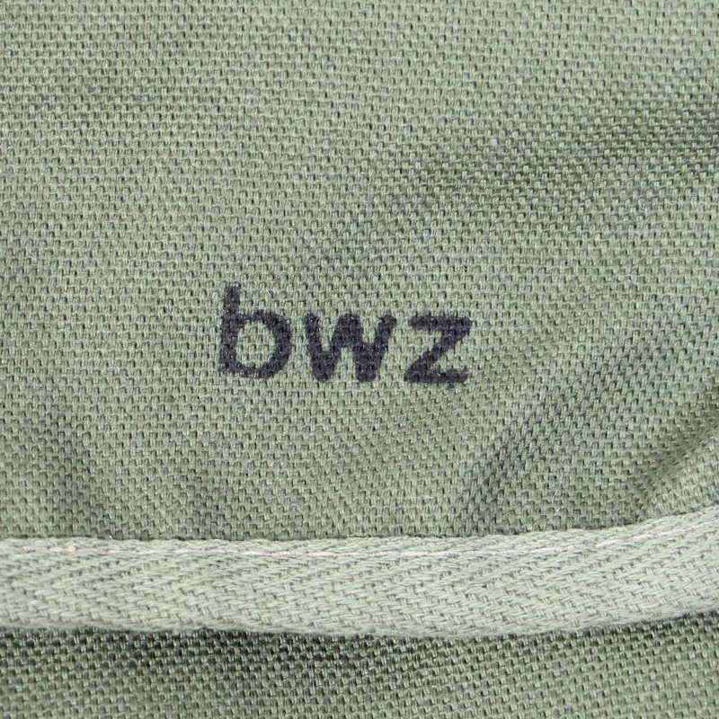 Housse en toile verte, masque à gaz Fallschirmjäger