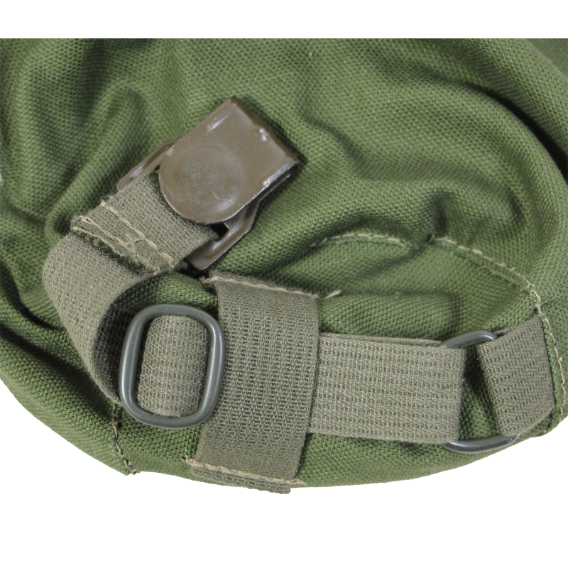 Housse en toile verte, masque à gaz Fallschirmjäger