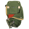 Housse en toile verte, masque à gaz Fallschirmjäger