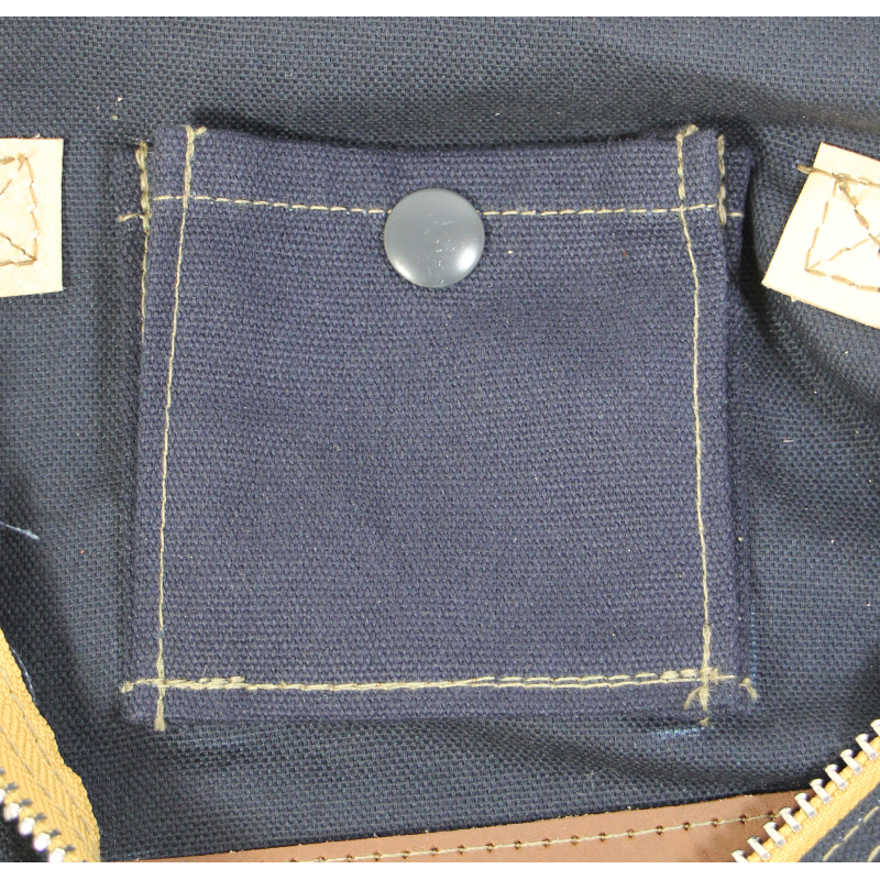 Housse en toile bleue, masque à gaz Fallschirmjäger