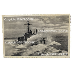 Carte postale, Kriegsmarine, Mer du Nord
