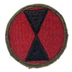 Insigne, 7th Infantry Division, bord vert